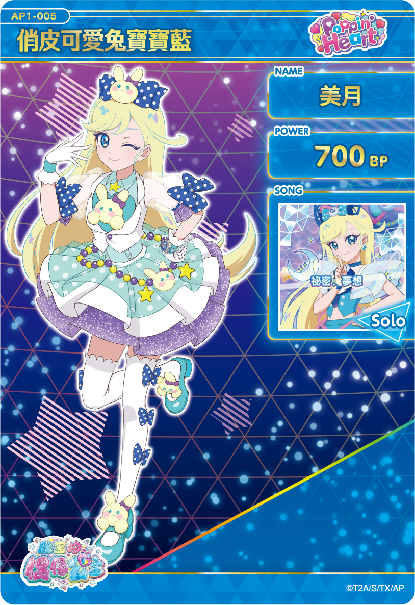 美月-俏皮可愛兔寶寶藍